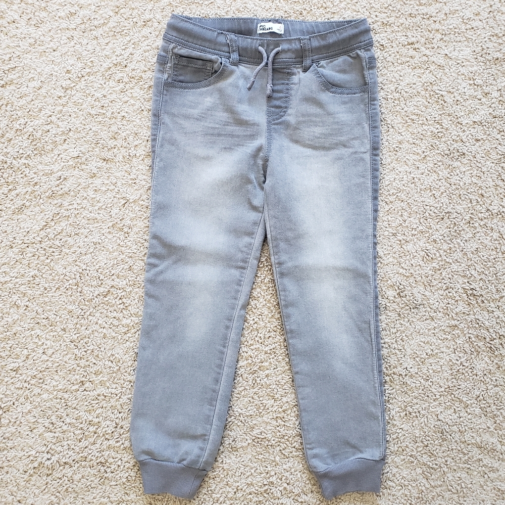Epic Threads Boys Pull On Stretch Denim Joggers - size 6 (Boy)